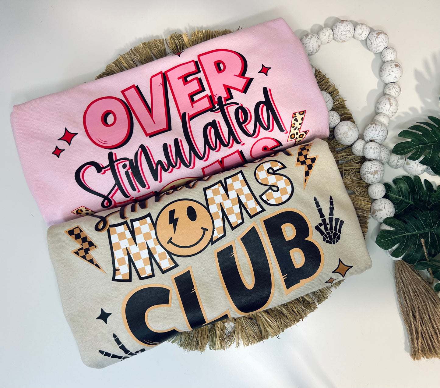 Overstimulated Moms Club Tee