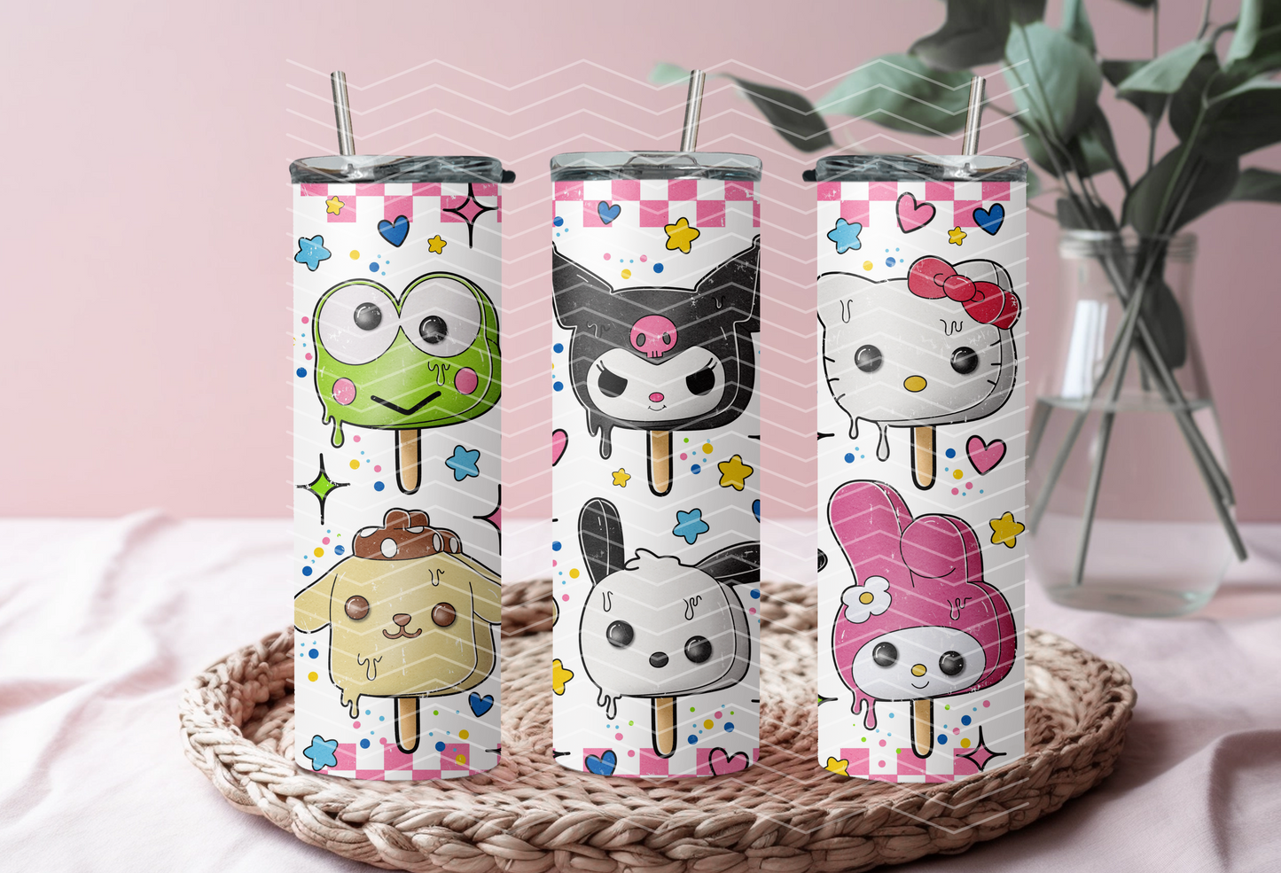 Kawaii Popsicle Tumbler