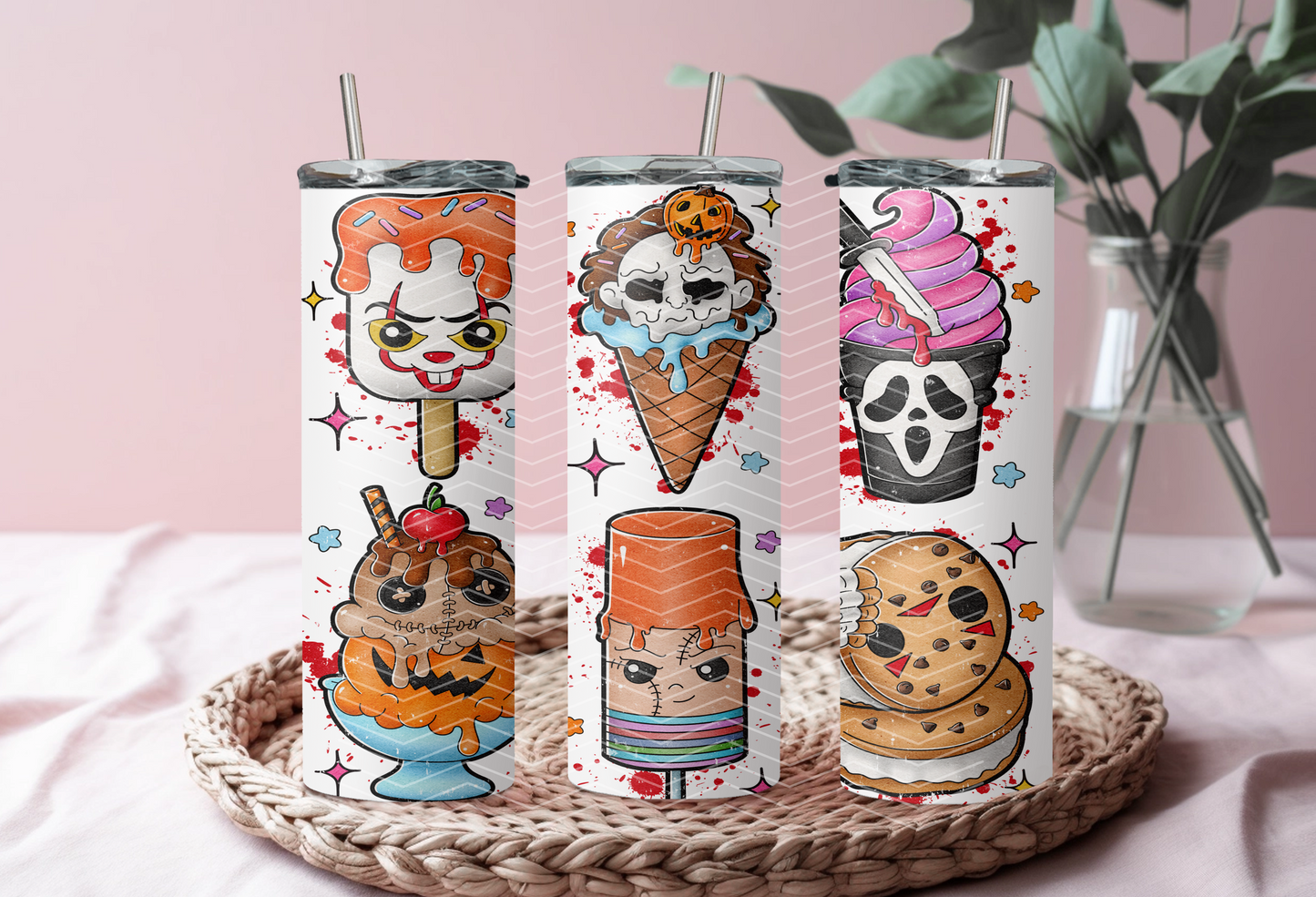 Horror Ice Scream Tumbler